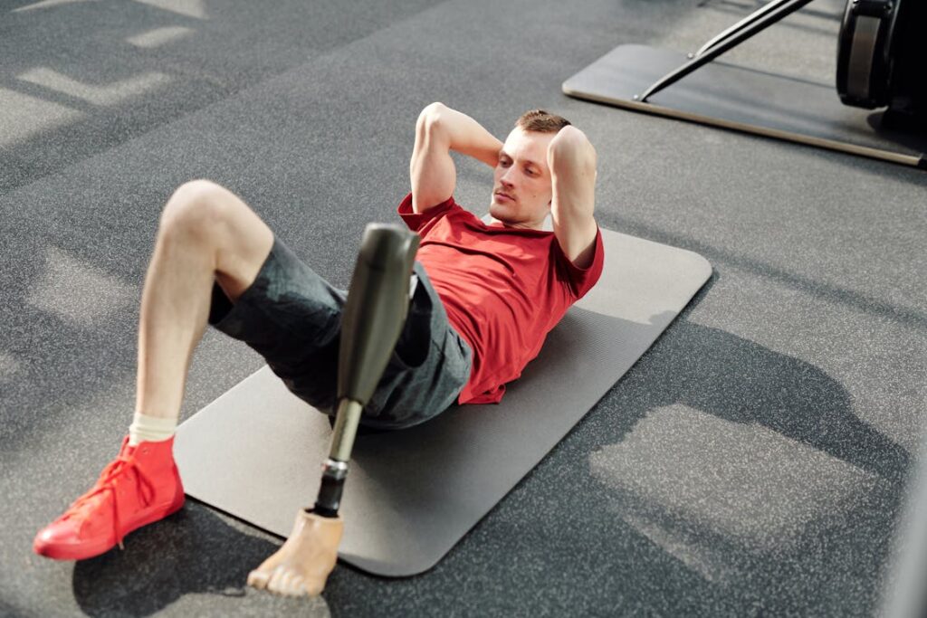 After a hemipelvectomy, the body must rely on new muscle groups to support movement. The loss of part of the pelvis changes the way weight is distributed, making it essential to strengthen the core muscles and the remaining limb. Without proper muscle support, standing and walking with a prosthetic can feel unstable and exhausting.