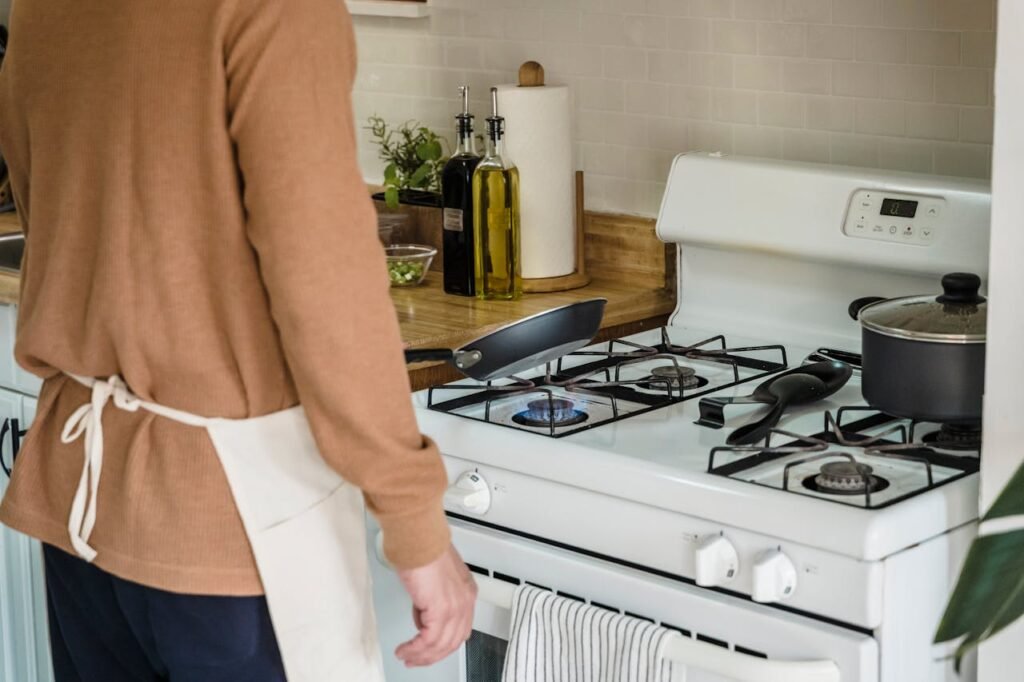 Cooking with a prosthetic hand