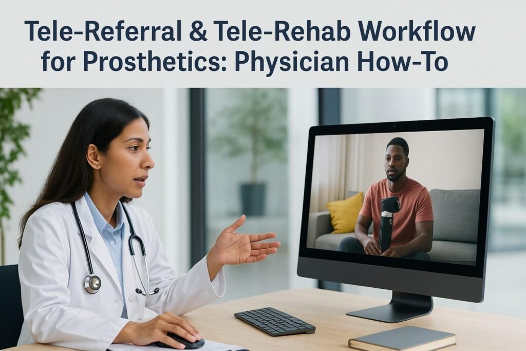 Tele-Referral & Tele-Rehab Workflow for Prosthetics: Physician How-To