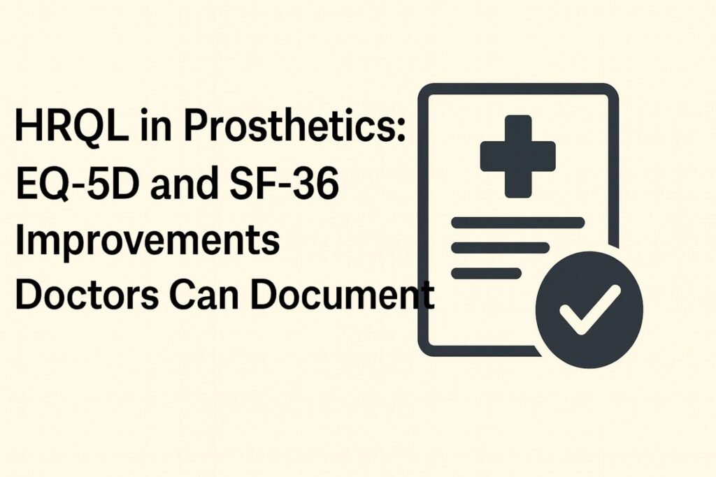 HRQoL in Prosthetics: EQ-5D and SF-36 Improvements Doctors Can Document