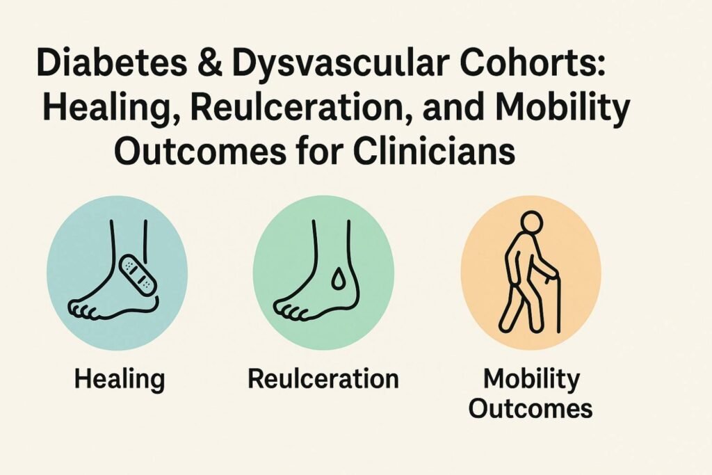 Diabetes & Dysvascular Cohorts: Healing, Reulceration, and Mobility Outcomes for Clinicians