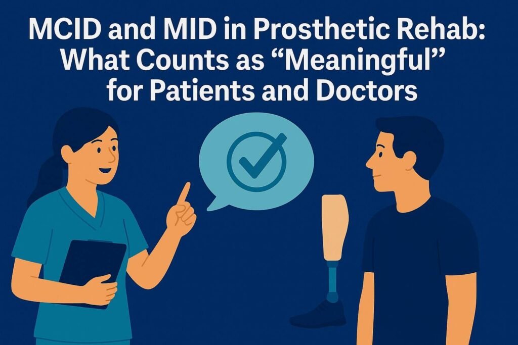 MCID and MID in Prosthetic Rehab: What Counts as “Meaningful” for Patients and Doctors