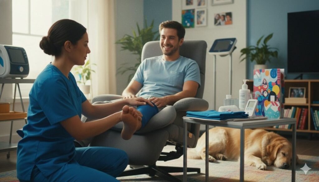 Families often feel as unsure as the patient