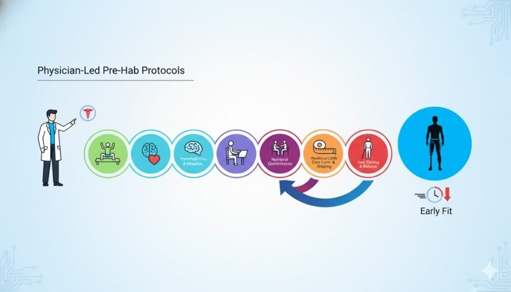 Right after amputation