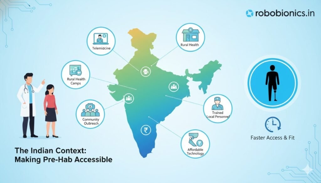 In India, pre-hab remains underutilized. 