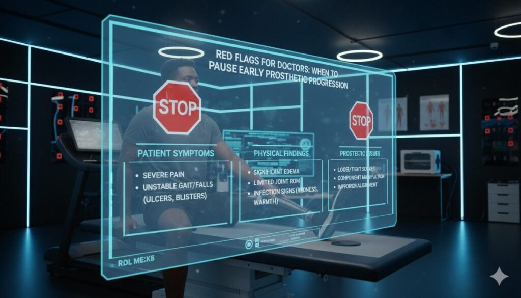 Red Flags for Doctors: When to Pause Early Prosthetic Progression