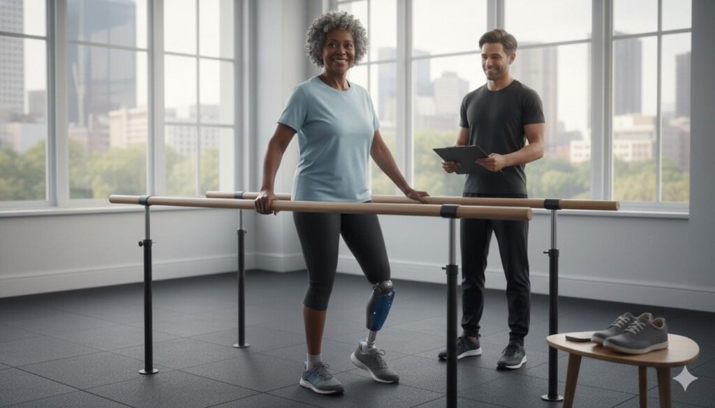 The AMPnoPRO score measures how well a 