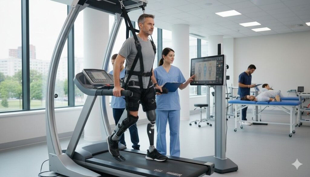 A smoother gait is one of the first improvements clinicians notice.
